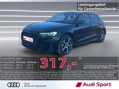 Gebraucht Audi A1 Sportback S-Line 116 PS (85 kW) 2025 Schwarz metallic Kleinwagen
