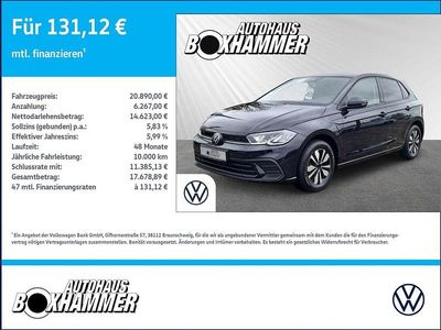 Gebraucht VW Polo Move 95 PS (69 kW) 2024 Schwarz Kleinwagen