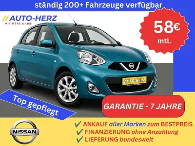 Gebraucht Nissan Micra Visia 80 PS (58 kW) 2008 Blau Kleinwagen