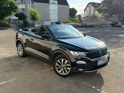 Gebraucht VW T-Roc Cabriolet Style 150 PS (110 kW) 2021 Schwarz Cabrio