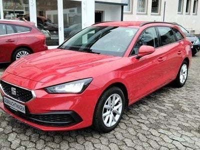 Usata Seat Leon ST Style 116 CV (85 kW) 2021 Rosso Station wagon