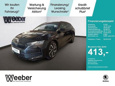 Usata Skoda Octavia SportLine 150 CV (110 kW) 2025 Nero Station wagon