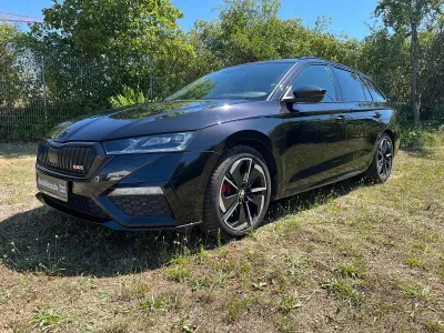 Gebraucht Skoda Octavia RS 245 PS (180 kW) 2021 Schwarzmagic perleffekt Kombi