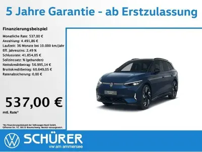 Gebraucht VW ID.7 GTX 250 kW (340 PS) 2025 Blau Kombi