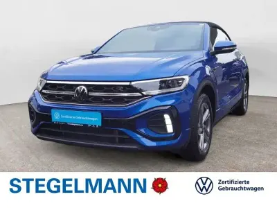Gebraucht VW T-Roc Cabriolet R-line 150 PS (110 kW) 2025 Blau Cabrio