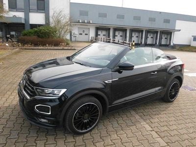 Gebraucht VW T-Roc Cabriolet R-line 150 PS (110 kW) 2022 Schwarz Cabrio