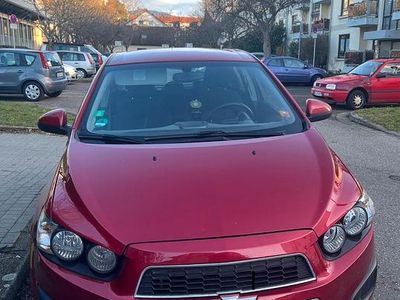 Gebraucht Chevrolet Aveo LT 101 PS (74 kW) 2011 Rot Kleinwagen