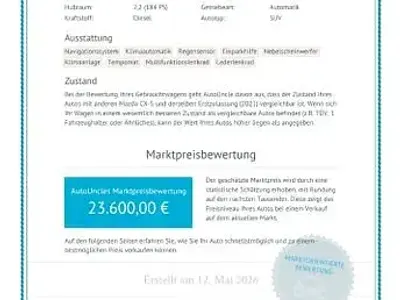 Używany Mazda CX-5 Ad'Vantage 184 KM (135 kW) 2021 Czerwony SUV