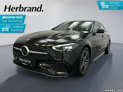 Gebraucht Mercedes C300 AMG 258 PS (189 kW) 2025 Obsidianschwarz metallic Limousine