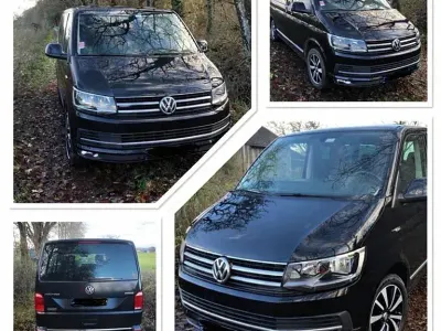 Brugt VW T6 204 HK (150 kW) 2018 Sort Van