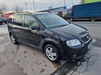 Gebraucht VW Touran Conceptline 102 PS (75 kW) 2005 Schwarz Van / Kleinbus