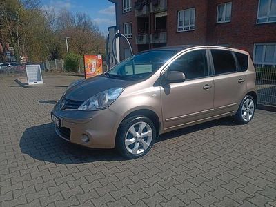 Begagnad Nissan Note 88 HK (64 kW) 2010 Guld Halvkombi