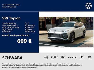 Neu VW Tayron R-line 204 PS (150 kW) 2025 Silber SUV
