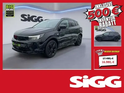 Gebraucht Opel Grandland X GS Line 224 PS (164 kW) 2022 Diamant schwarz SUV