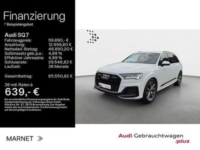 Gebraucht Audi SQ7 S-Line 507 PS (372 kW) 2021 Weiß SUV