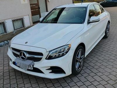 Gebraucht Mercedes C180 AMG 156 PS (114 kW) 2019 Weiß Limousine