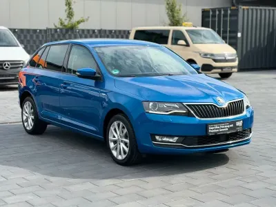 Gebraucht Skoda Rapid Clever 95 PS (69 kW) 2018 Blau Kleinwagen