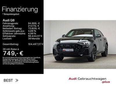 Gebraucht Audi Q8 S-Line 340 PS (250 kW) 2025 Mythosschwarz metallic SUV