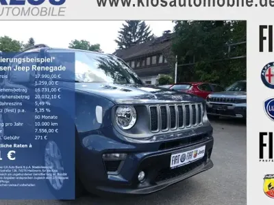 Gebraucht Jeep Renegade Limited 120 PS (88 kW) 2022 Blau SUV