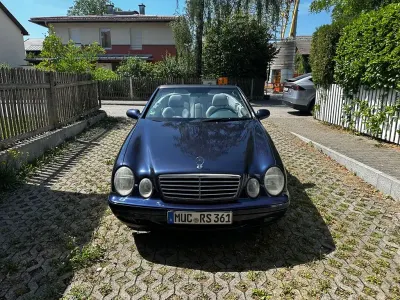 Gebraucht Mercedes CLK230 Elegance 193 PS (141 kW) 1998 Blau Cabrio