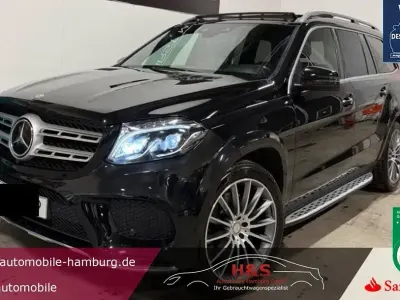 Gebraucht Mercedes GLS350 AMG line 258 PS (189 kW) 2017 Obsidianschwarz  lack SUV
