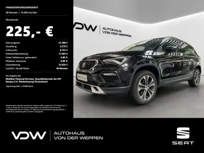 Gebraucht Seat Ateca Style 150 PS (110 kW) 2023 Schwarz SUV
