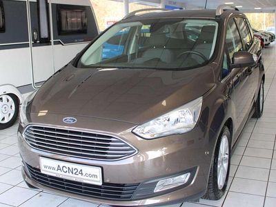 Gebraucht Ford Grand C-Max Titanium 150 PS (110 kW) 2017 Toffeebraun metallic Van / Kleinbus
