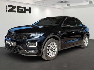 Gebraucht VW T-Roc Cabriolet R-line 150 PS (110 kW) 2021 Deep black schwarz (metallic) Cabrio
