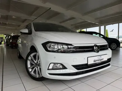 Gebraucht VW Polo Highline 110 PS (80 kW) 2021 Weiß Kleinwagen