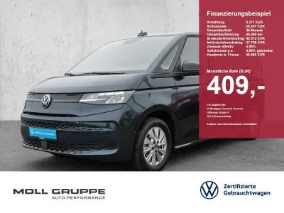 Gebraucht VW Multivan Basis 150 PS (110 kW) 2024 Starlight blue metallic Van / Kleinbus