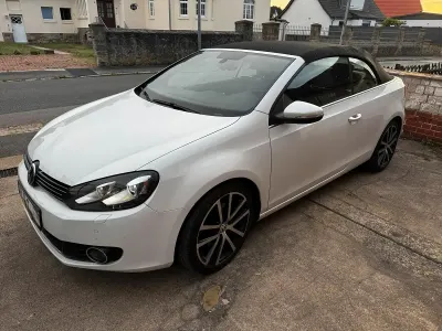 Gebraucht VW Golf Cabriolet 140 PS (102 kW) 2012 Weiß Cabrio