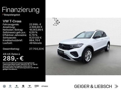 Gebraucht VW T-Cross Goal 116 PS (85 kW) 2025 Pure white SUV