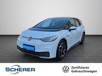 Gebraucht VW ID.3 Pure 110 kW (150 PS) 2021 Gletscherweiß metallic (metallic) Kleinwagen
