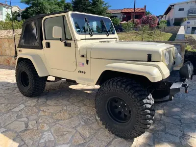 Gebraucht Jeep Wrangler 121 PS (88 kW) 1995 Beige SUV