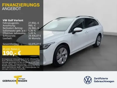 Gebraucht VW Golf VIII Life 150 PS (110 kW) 2026 Weiß Kombi