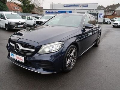 Usata Mercedes C220 AMG 194 CV (142 kW) 2021 Blu Station wagon