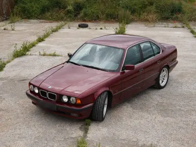 Gebraucht BMW 520 150 PS (110 kW) 1995 Rot Limousine