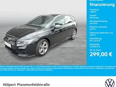 Gebraucht VW Golf VIII R-line 150 PS (110 kW) 2024 Schwarz Limousine