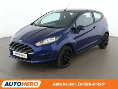 Gebraucht Ford Fiesta Trend 82 PS (60 kW) 2015 Blau Kleinwagen