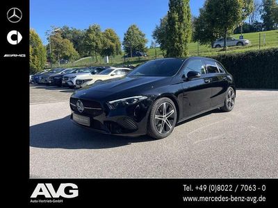 Unilack nachtschwarz Gebraucht 2024 Mercedes A200 Progressive Limousine | 30.500 € (Fairer Preis)