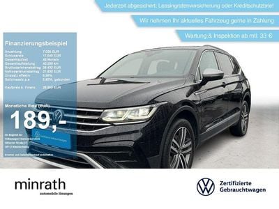 Gebraucht VW Tiguan Allspace Elegance 190 PS (139 kW) 2022 Schwarz SUV