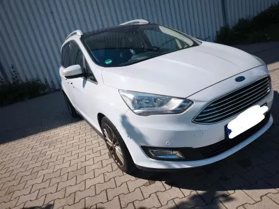 Gebraucht Ford Grand C-Max Titanium 150 PS (110 kW) 2015 Weiß Van / Kleinbus