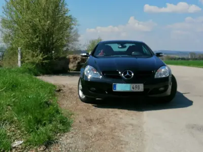 Gebraucht Mercedes SLK200 163 PS (119 kW) 2007 Schwarz Cabrio