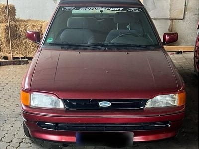 Gebraucht Ford Escort Cabriolet 104 PS (76 kW) 1991 Rot Cabrio