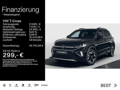 Gebraucht VW T-Cross R-line 116 PS (85 kW) 2026 Schwarz SUV