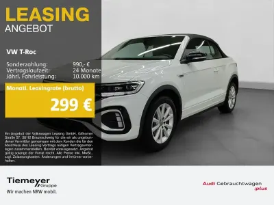 Brugt VW T-Roc Cabriolet R-line 150 HK (110 kW) 2025 Hvid Cabriolet