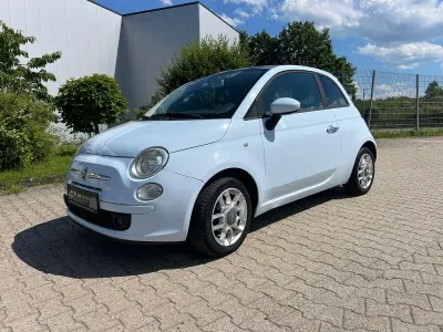 Gebraucht Fiat 500 Lounge 69 PS (50 kW) 2009 Blau Cabrio