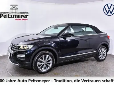 Gebraucht VW T-Roc Cabriolet Style 150 PS (110 kW) 2020 Schwarz Cabrio