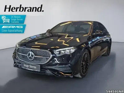 Brugt Mercedes E220 AMG 197 HK (144 kW) 2024 Sort Sedan