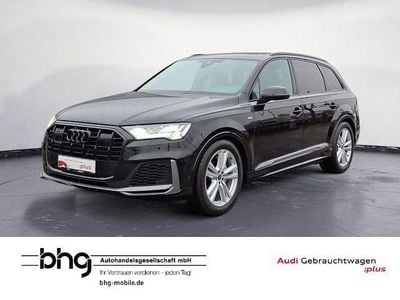 Mythosschwarz metallic Gebraucht 2023 Audi Q7 S-Line SUV | 57.860 € (Guter Preis)